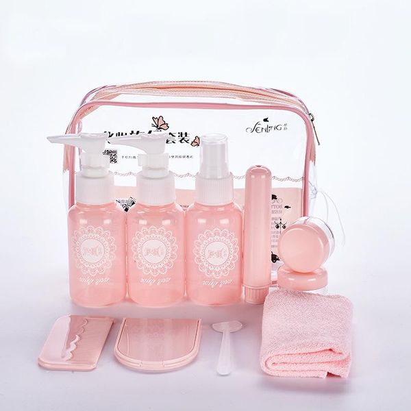 10pcs/set portable travel refillable bottles set cream spray bottle refillable dispensing tool cream lotion cosmetic containers
10pcs/set portable travel refillable bottles set cream spray bottle refillable dispensing tool cream lotion cosmetic containers