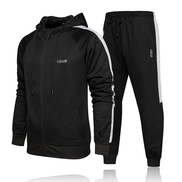 men's tracksuits 2021 tracksuit men 2 pieces set hooded sweatshirt+pants autumn zipper hoodie sportswear suit casual winter clothes, Gray
men's tracksuits 2021 tracksuit men 2 pieces set hooded sweatshirt+pants autumn zipper hoodie sportswear suit casual winter clothes, Gray