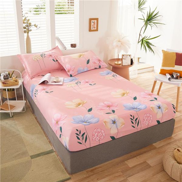 bedding sets 100%cotton fitted sheet flowers mattress cover pink elastic bed bedspread twin full king single pillowcase
bedding sets 100%cotton fitted sheet flowers mattress cover pink elastic bed bedspread twin full king single pillowcase
