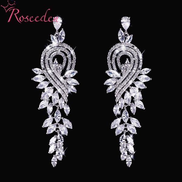 dangle & chandelier cz crystal women wedding jewelry long bridal earrings clear cubic zirconia earring re4181, Silver
dangle & chandelier cz crystal women wedding jewelry long bridal earrings clear cubic zirconia earring re4181, Silver