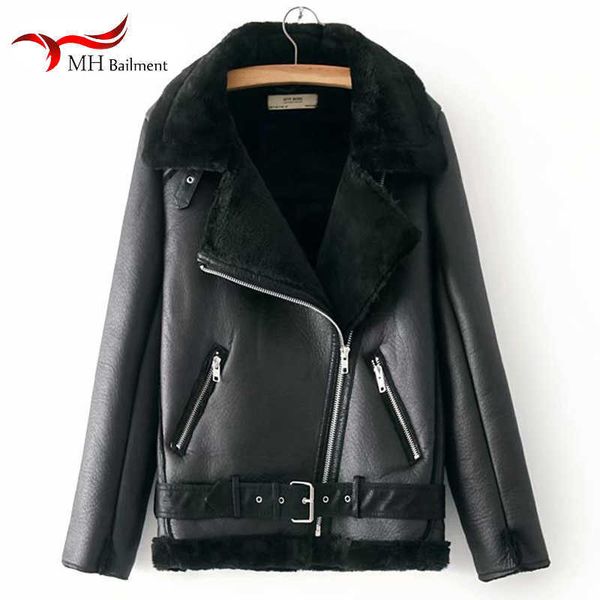 faux leather jacket winter thick warm suede lamb black outwear female retro lapel velvet fur one coat woman 210927
faux leather jacket winter thick warm suede lamb black outwear female retro lapel velvet fur one coat woman 210927