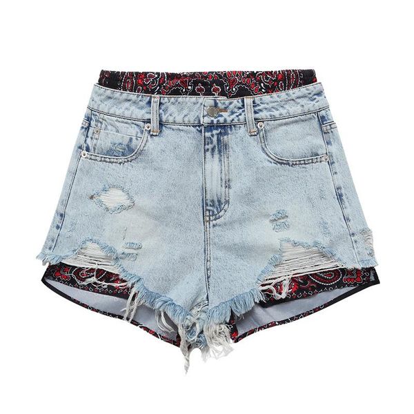 women's jeans womengaga 2021 summer short patchwork button pocket elastic band casual hollow out tassel vintage a414, Blue
women's jeans womengaga 2021 summer short patchwork button pocket elastic band casual hollow out tassel vintage a414, Blue