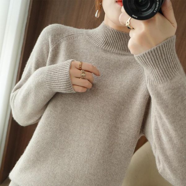 women's sweaters autumn winter thick women cashmere wool knitted ribbed pullover sweater long sleeve mockneck slim soft warm femme, White;black
women's sweaters autumn winter thick women cashmere wool knitted ribbed pullover sweater long sleeve mockneck slim soft warm femme, White;black