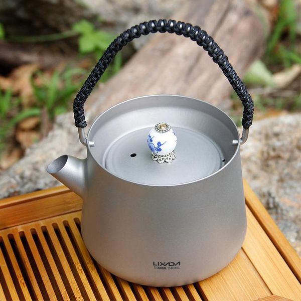 camp kitchen lixada 240ml mini titanium tea pot kettle with mesh infuser for home outdoor backpacking camping teapot
camp kitchen lixada 240ml mini titanium tea pot kettle with mesh infuser for home outdoor backpacking camping teapot