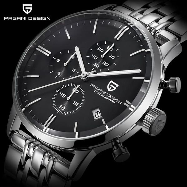 wristwatches pagani design mens watches waterproof genuine leather chronograph sport military quartz clock relogio calendar, Slivery;brown
wristwatches pagani design mens watches waterproof genuine leather chronograph sport military quartz clock relogio calendar, Slivery;brown