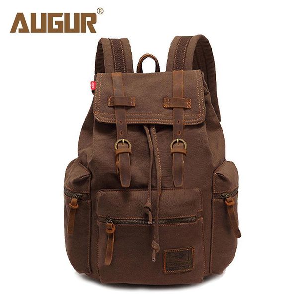 backpack augur fashion men's vintage canvas school bag travel bags large capacity laptop
backpack augur fashion men's vintage canvas school bag travel bags large capacity laptop