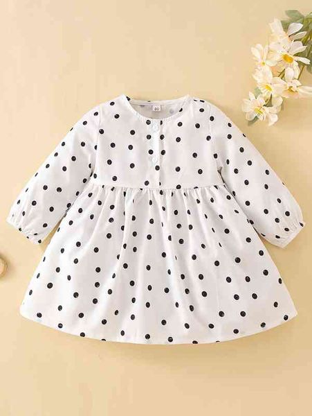 baby polka dot half button dress she, Red;yellow
baby polka dot half button dress she, Red;yellow