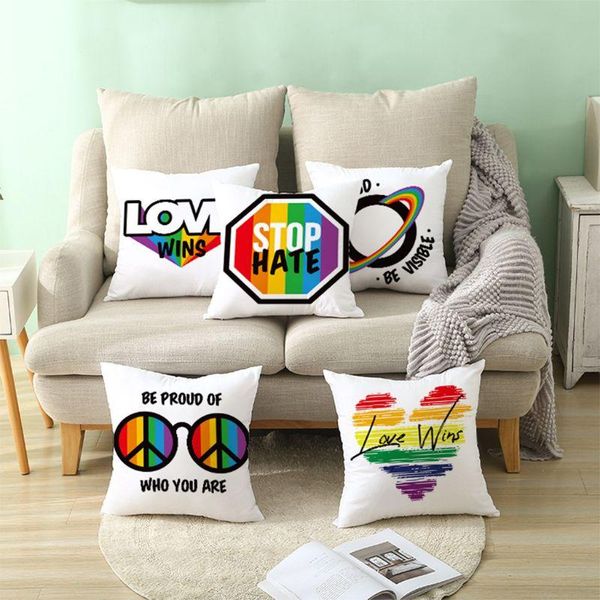 pillow case rainbow heart print throw letters gay pride symbol lgbt community polyester velvet decorative cushion cover
pillow case rainbow heart print throw letters gay pride symbol lgbt community polyester velvet decorative cushion cover