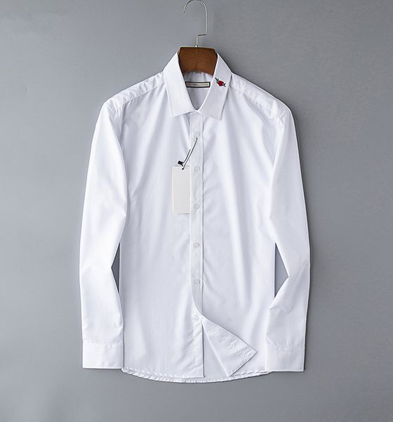 luxury designer dress shirt pure cotton men fashion mens plain business casual menslong sleeve hoodie, White;black
luxury designer dress shirt pure cotton men fashion mens plain business casual menslong sleeve hoodie, White;black