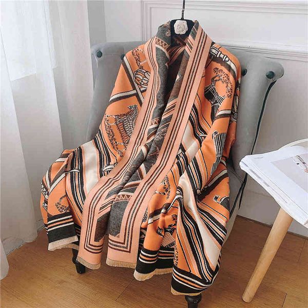 70% off design scarf 2021 autumn and winter new long carriage thickened scarf dual-purpose warmth and versatile women's imitation cashm, Blue;gray
70% off design scarf 2021 autumn and winter new long carriage thickened scarf dual-purpose warmth and versatile women's imitation cashm, Blue;gray