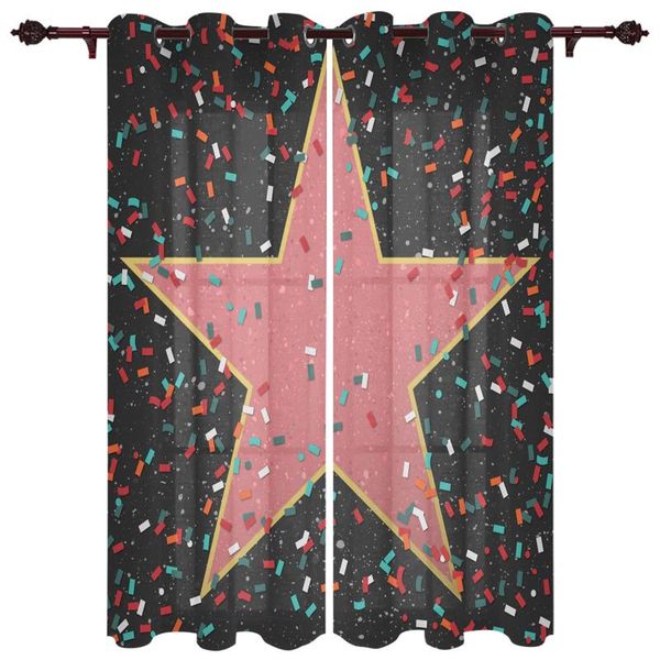 exquisite home curtains pink stars ribbon living room bedroom kitchen translucent polyester decorative curtains
exquisite home curtains pink stars ribbon living room bedroom kitchen translucent polyester decorative curtains
