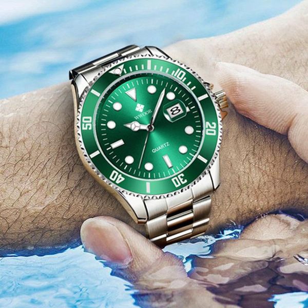 fashion men's watches waterproof automatic date clock mens quartz diving sports wristwatches relogio masculino, Slivery;brown
fashion men's watches waterproof automatic date clock mens quartz diving sports wristwatches relogio masculino, Slivery;brown