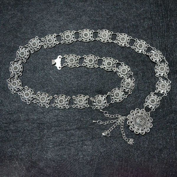 sunflower decorative metal sheet iron chain waist chain women's fashion white jewelry belt, Black;brown
sunflower decorative metal sheet iron chain waist chain women's fashion white jewelry belt, Black;brown