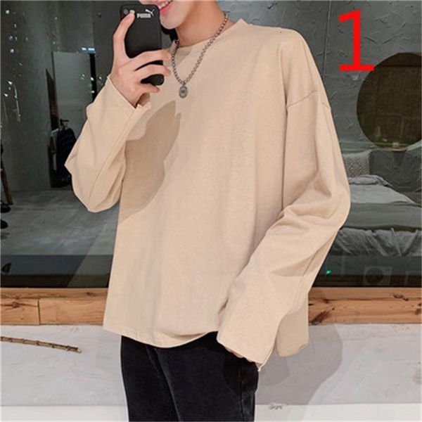 2021 new long-sleeved t-shirt round neck pullover sweater men's plus veet casual in autumn and winter kyea, White;black
2021 new long-sleeved t-shirt round neck pullover sweater men's plus veet casual in autumn and winter kyea, White;black