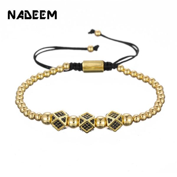 charm bracelets braiding macrame brand trendy rhombus men copper beads women wedding pulseras mujer cz jewelry, Golden;silver
charm bracelets braiding macrame brand trendy rhombus men copper beads women wedding pulseras mujer cz jewelry, Golden;silver