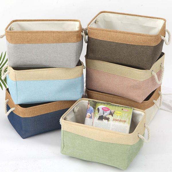storage baskets rectangle linen fabric laundry basket folding underwear kids toy organizer sundries books box home organization
storage baskets rectangle linen fabric laundry basket folding underwear kids toy organizer sundries books box home organization