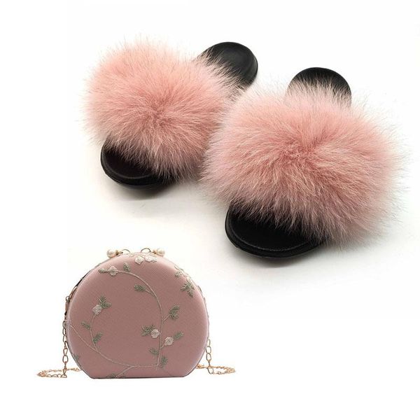 slippers ladies leisure fluffy fur slides dinner party embroidered purse outside summer real silk flower round chain bag, Black
slippers ladies leisure fluffy fur slides dinner party embroidered purse outside summer real silk flower round chain bag, Black