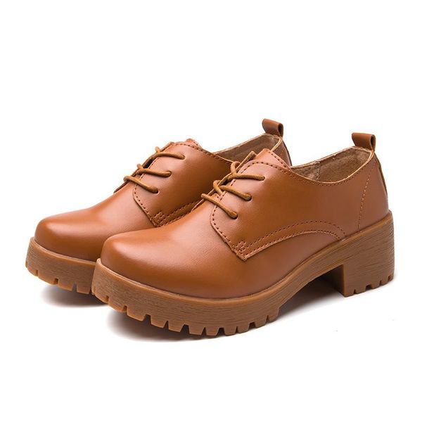 dress shoes women pumps casual lady split leather square heels woman high heeled round toe lace-up ladies, Black
dress shoes women pumps casual lady split leather square heels woman high heeled round toe lace-up ladies, Black