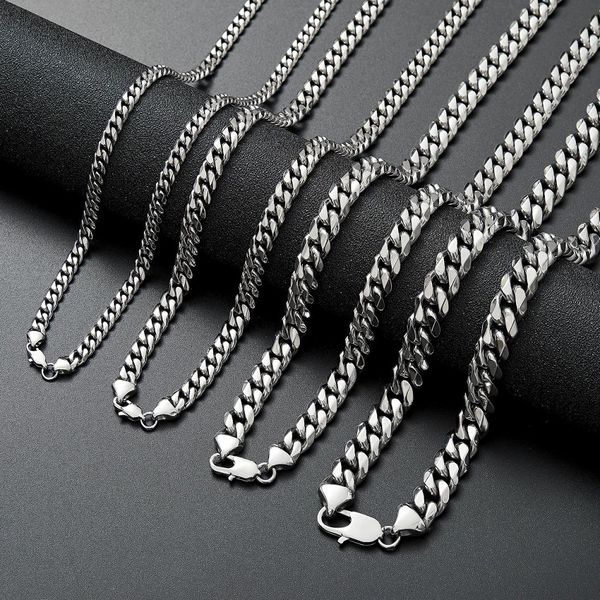 stainless steel cuban link chain necklace silver mens necklaces hip hop jewelry 6/8/10/12mm
stainless steel cuban link chain necklace silver mens necklaces hip hop jewelry 6/8/10/12mm