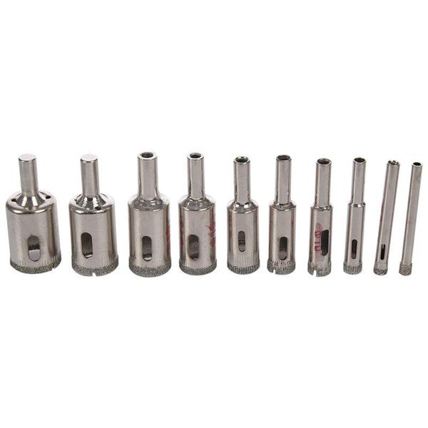 professional drill bits 10pcs diamond hole saw bit set tile ceramic cutting glass marble 5-22mm
professional drill bits 10pcs diamond hole saw bit set tile ceramic cutting glass marble 5-22mm