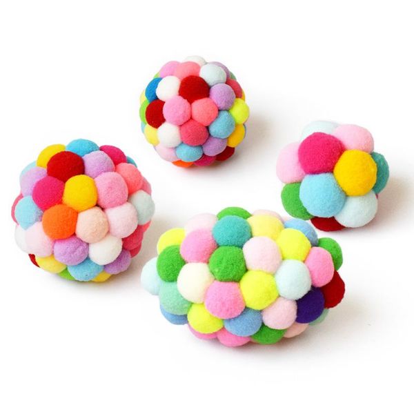 cat toys design toy ball catnip colorful handmade interactive bell built-in pet and dog scratching
cat toys design toy ball catnip colorful handmade interactive bell built-in pet and dog scratching