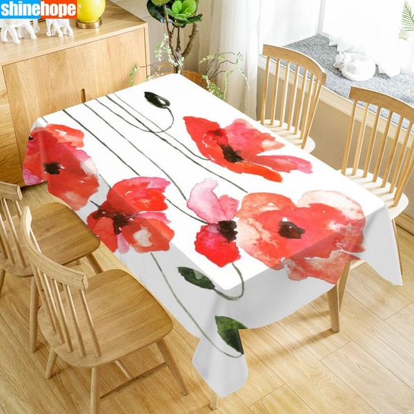table cloth flowers poppy oxford print waterproof oilproof home rectangular party cover 100x140cm/140x250cm
table cloth flowers poppy oxford print waterproof oilproof home rectangular party cover 100x140cm/140x250cm