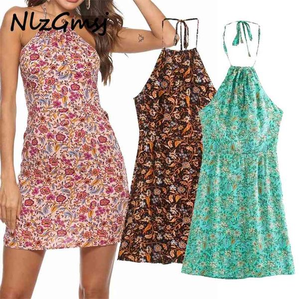 summer backless beach short dres floral print strap ladies halter boho vestidos 04 210628, Black;gray
summer backless beach short dres floral print strap ladies halter boho vestidos 04 210628, Black;gray