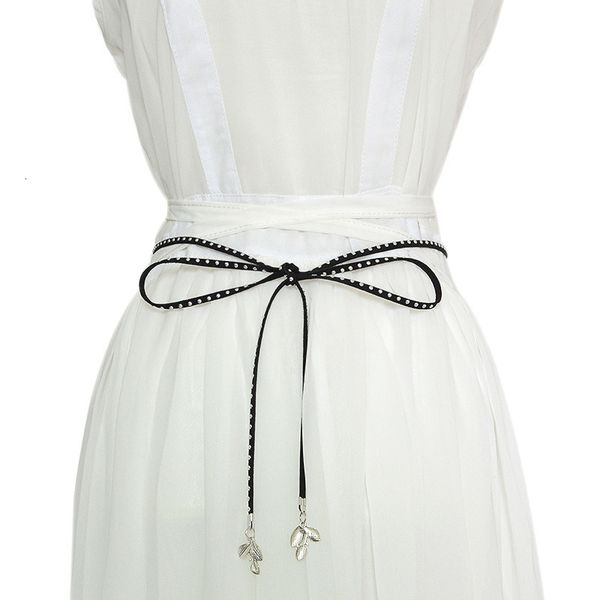 korean fashion new women's thin belt sweet dress waist chain leaf pendant decorative waist rope, Black;brown
korean fashion new women's thin belt sweet dress waist chain leaf pendant decorative waist rope, Black;brown