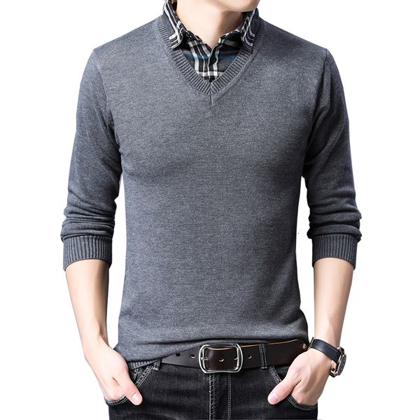 2021 new mens knitwear autumn fashion slim sweaters fake two-piece turn-down sweater shirt collar clothes plus size -xxxl m8p7, White;black
2021 new mens knitwear autumn fashion slim sweaters fake two-piece turn-down sweater shirt collar clothes plus size -xxxl m8p7, White;black