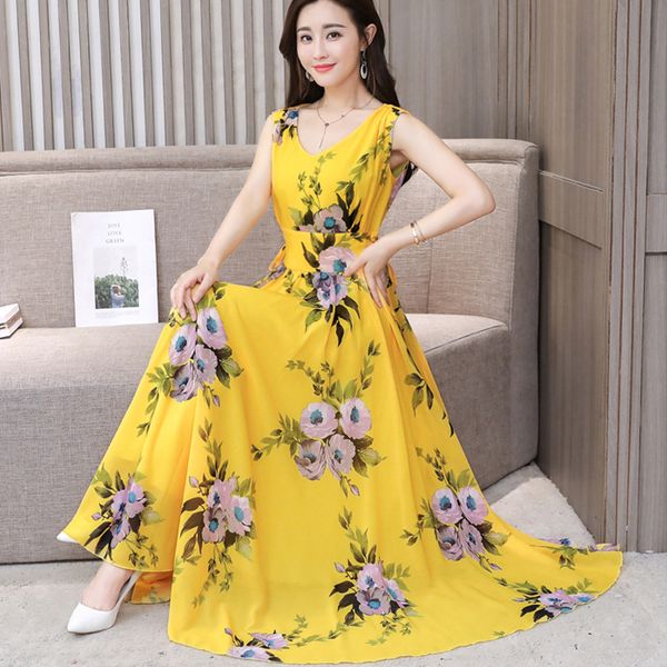 2021 new summer plus size chiffon women long bohemian slim print floral es sleeveless beach holiday v-neck female lj3012 vozn, Black;gray
2021 new summer plus size chiffon women long bohemian slim print floral es sleeveless beach holiday v-neck female lj3012 vozn, Black;gray
