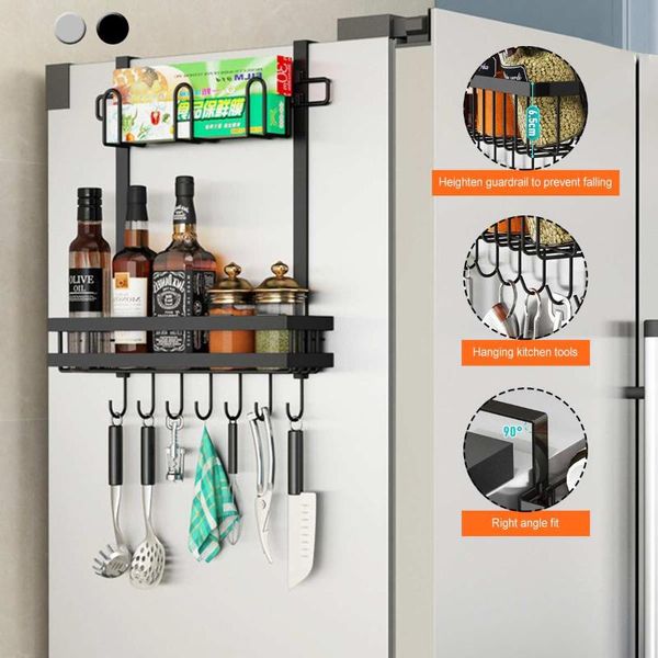 2 layers refrigerator side storage rack shelf organizer kitchen basket cabinet cupboard space saving refrigerator hanging rack
2 layers refrigerator side storage rack shelf organizer kitchen basket cabinet cupboard space saving refrigerator hanging rack