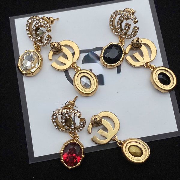 retro g letter earrings with diamond mesh red same s925 silver needle earrings for women, Golden;silver
retro g letter earrings with diamond mesh red same s925 silver needle earrings for women, Golden;silver
