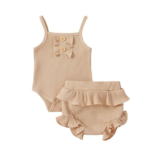 clothing sets born infant baby girl set soild color sleeveless cotton soft cute solid romper bodysuit+ruffles shorts outfits, White
clothing sets born infant baby girl set soild color sleeveless cotton soft cute solid romper bodysuit+ruffles shorts outfits, White