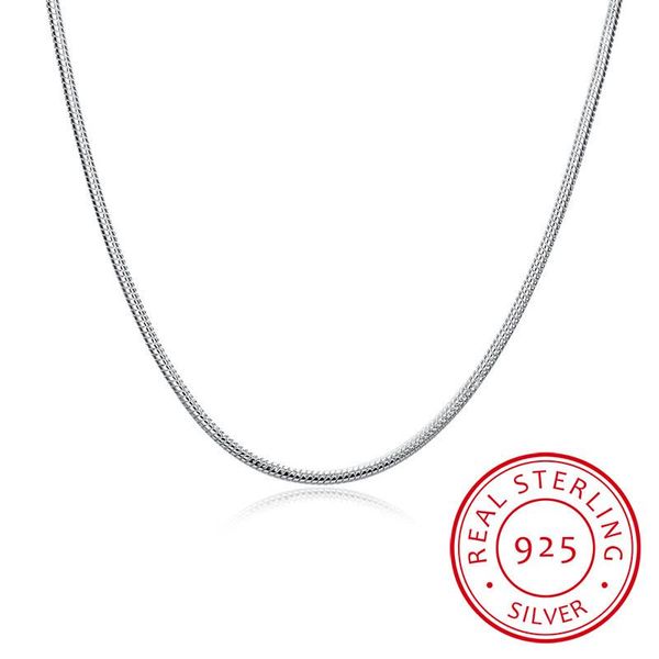 chains 2mm 40-60cm real solid pure 925 sterling silver round snake chain necklace women girls men jewelry 16"-24" erkek kolye kett
chains 2mm 40-60cm real solid pure 925 sterling silver round snake chain necklace women girls men jewelry 16"-24" erkek kolye kett