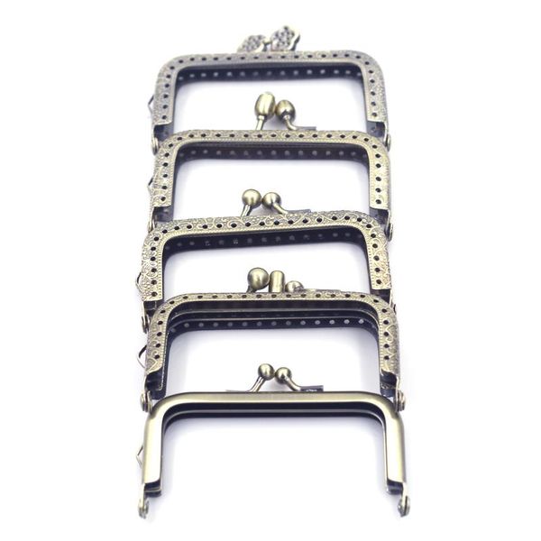 bag parts & accessories 10pcs retro bronze tone 8.5cm square metal purse frames pouch kiss clasps clutch handles buckle handmade handbag, Black
bag parts & accessories 10pcs retro bronze tone 8.5cm square metal purse frames pouch kiss clasps clutch handles buckle handmade handbag, Black
