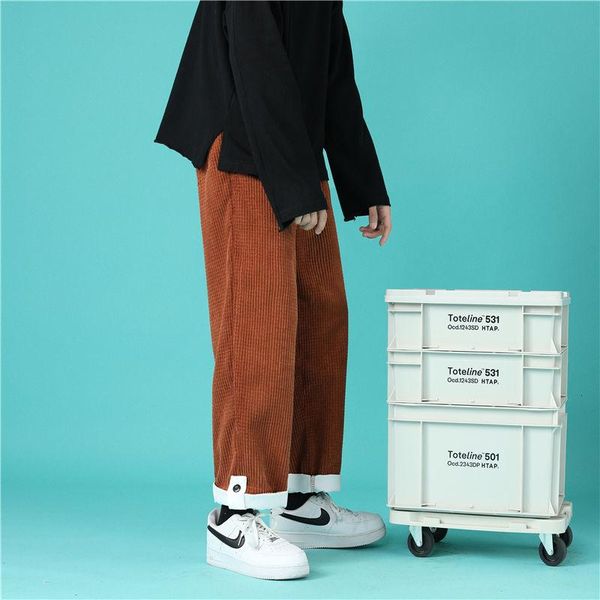 men's pants autumn multicolor corduroy men fashion retro casual streetwear loose hip-hop straight-leg mens trousers, Black
men's pants autumn multicolor corduroy men fashion retro casual streetwear loose hip-hop straight-leg mens trousers, Black