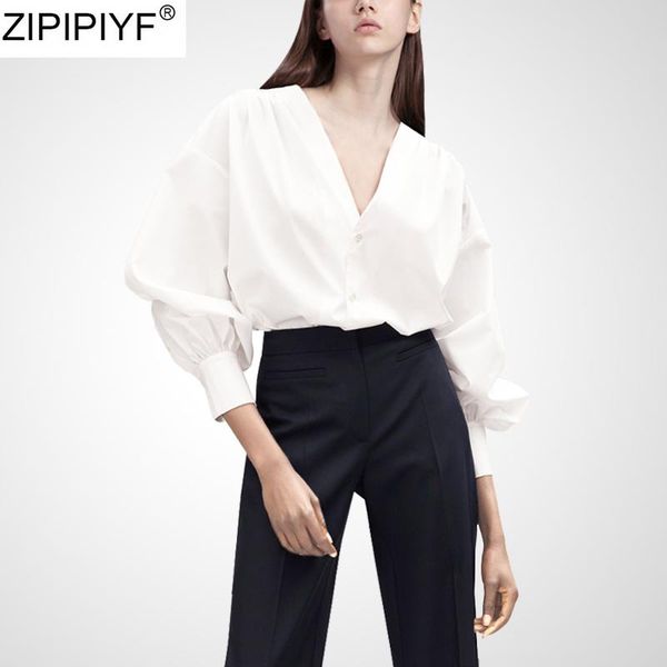 elegant long sleeve blouse solid color v-neck blouse 2021 summer women female office shirts lantern sleeve shirt, White
elegant long sleeve blouse solid color v-neck blouse 2021 summer women female office shirts lantern sleeve shirt, White