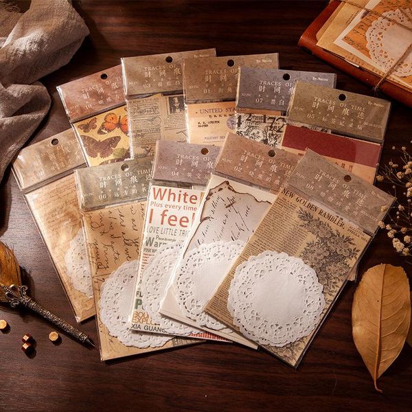 gift wrap 20 sheets creative double material paper time trace series retro scrapbooking diary diy decorate background note
gift wrap 20 sheets creative double material paper time trace series retro scrapbooking diary diy decorate background note