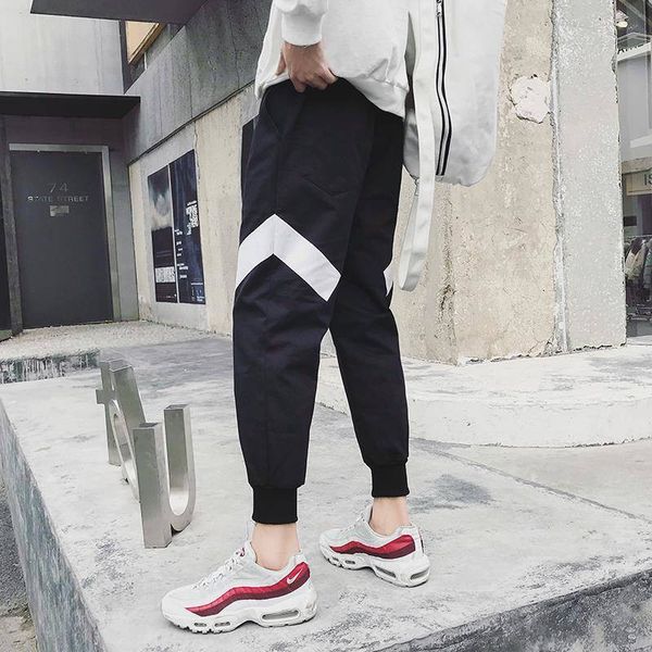 2021 new hip hop streetwear dos splice corredores homens moda casual calas high street cintura elstica harm pant os 1wk9, Black
2021 new hip hop streetwear dos splice corredores homens moda casual calas high street cintura elstica harm pant os 1wk9, Black