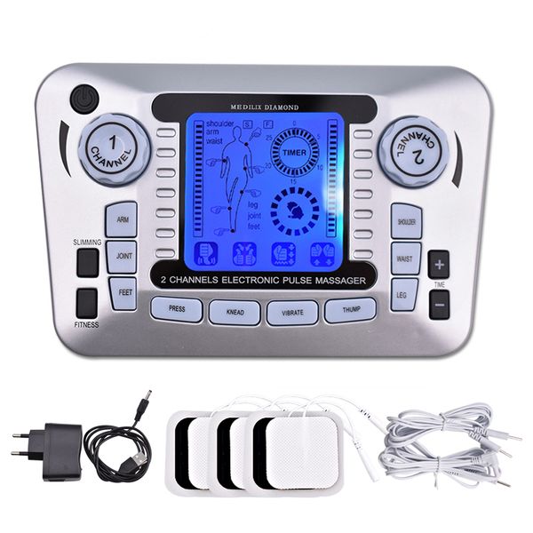 electric pulse massager tens ems muscle stimulator 12modes digital therapy machine massager pain relief tool health care machine
electric pulse massager tens ems muscle stimulator 12modes digital therapy machine massager pain relief tool health care machine