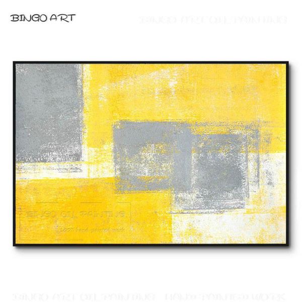 paintings artist hand-painted abstract yellow oil painting modern style fashion colors for wall decor
paintings artist hand-painted abstract yellow oil painting modern style fashion colors for wall decor