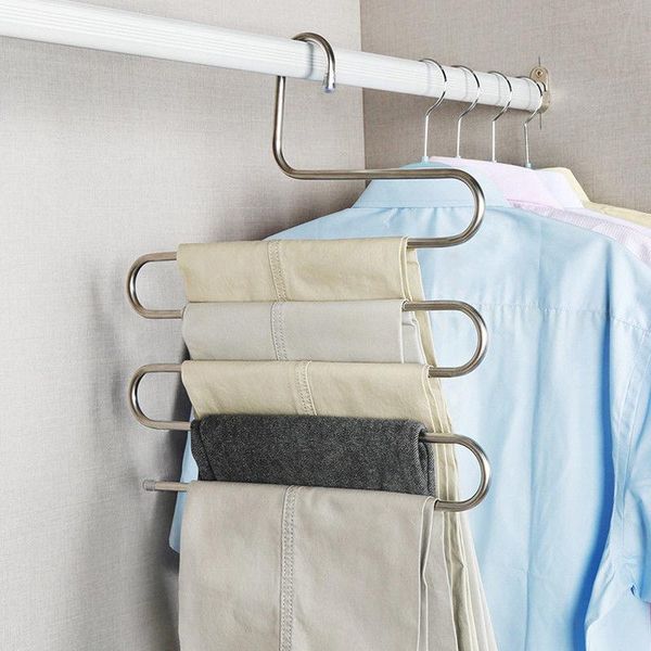 hangers & racks wardrobe storage hanger multi-use pants trousers hanging clothes 5-layers room space saver home organization
hangers & racks wardrobe storage hanger multi-use pants trousers hanging clothes 5-layers room space saver home organization