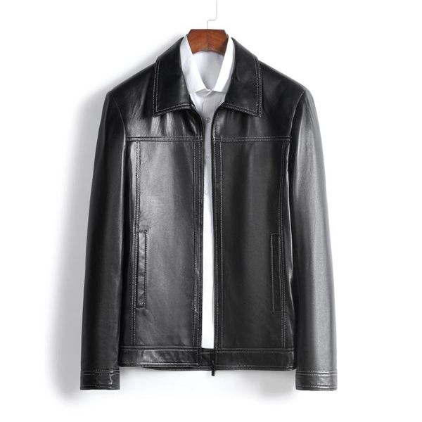men's leather & faux 2021 genuine sheepskin jacket men spring black slim natural clothing autumn clothes
men's leather & faux 2021 genuine sheepskin jacket men spring black slim natural clothing autumn clothes