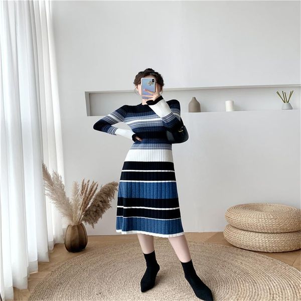 casual dresses retro slim and elegant o-neck korean autumn/winter 2021 women's sweater dress chic a-line knitted, Black;gray
casual dresses retro slim and elegant o-neck korean autumn/winter 2021 women's sweater dress chic a-line knitted, Black;gray