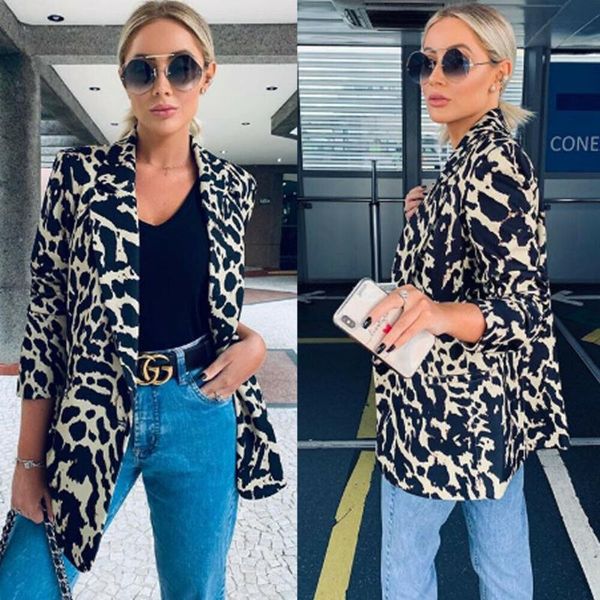 autumn winter women coat v-neck long sleeve leopard printed single button slim fit coat blazer outwear top, White;black
autumn winter women coat v-neck long sleeve leopard printed single button slim fit coat blazer outwear top, White;black