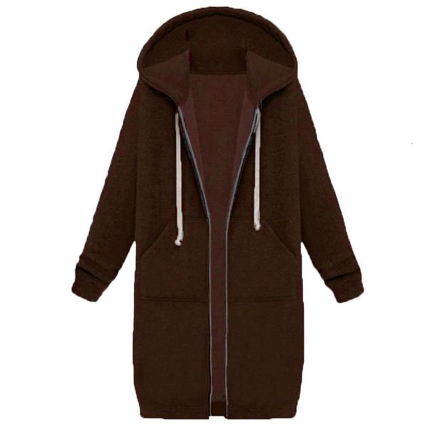 chic lady solid color long casual hooded sweatshirt coat zipper outwear casual hooded sweatshirt women coat zipper outwear, Black
chic lady solid color long casual hooded sweatshirt coat zipper outwear casual hooded sweatshirt women coat zipper outwear, Black