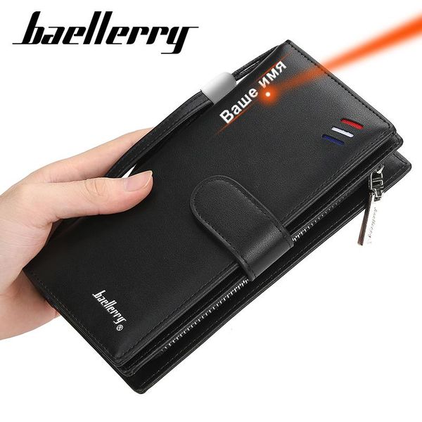 baellerry 2021 fashion black men wallet business phone designer leather men's purses & wallet card holder, Red;black
baellerry 2021 fashion black men wallet business phone designer leather men's purses & wallet card holder, Red;black
