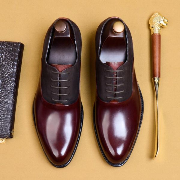 luxury mens oxfords dress genuine cow leather pointed toe office social lace up formal shoes for wedding party shoes men a164, Black
luxury mens oxfords dress genuine cow leather pointed toe office social lace up formal shoes for wedding party shoes men a164, Black
