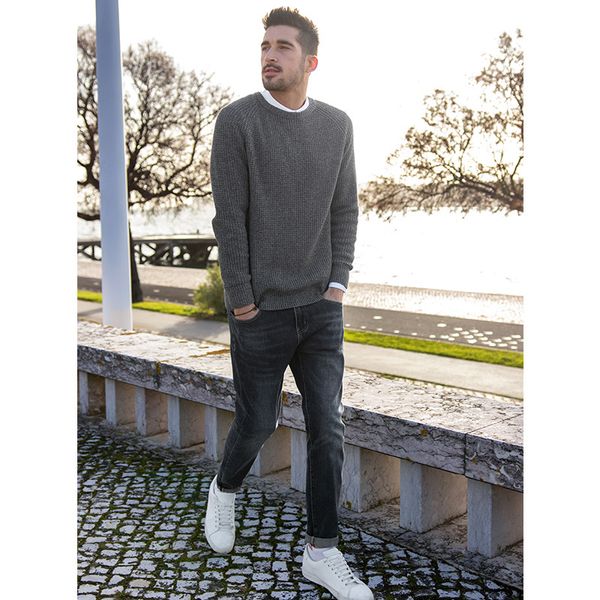 men's hoodies & sweatshirts kuegou men's knitted round neck sweater, winter sweater 100% of male slim cotton plus size c8kr, Black
men's hoodies & sweatshirts kuegou men's knitted round neck sweater, winter sweater 100% of male slim cotton plus size c8kr, Black