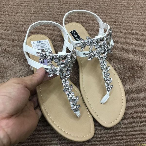 slippers wedding women sandals flat summer crystal diamond big size plus slip on bridal white wide fit bling pearl toe ring shoes, Black
slippers wedding women sandals flat summer crystal diamond big size plus slip on bridal white wide fit bling pearl toe ring shoes, Black